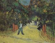 Vincent Van Gogh Entrance to thte Public Park in Arles (nn04) Spain oil painting artist